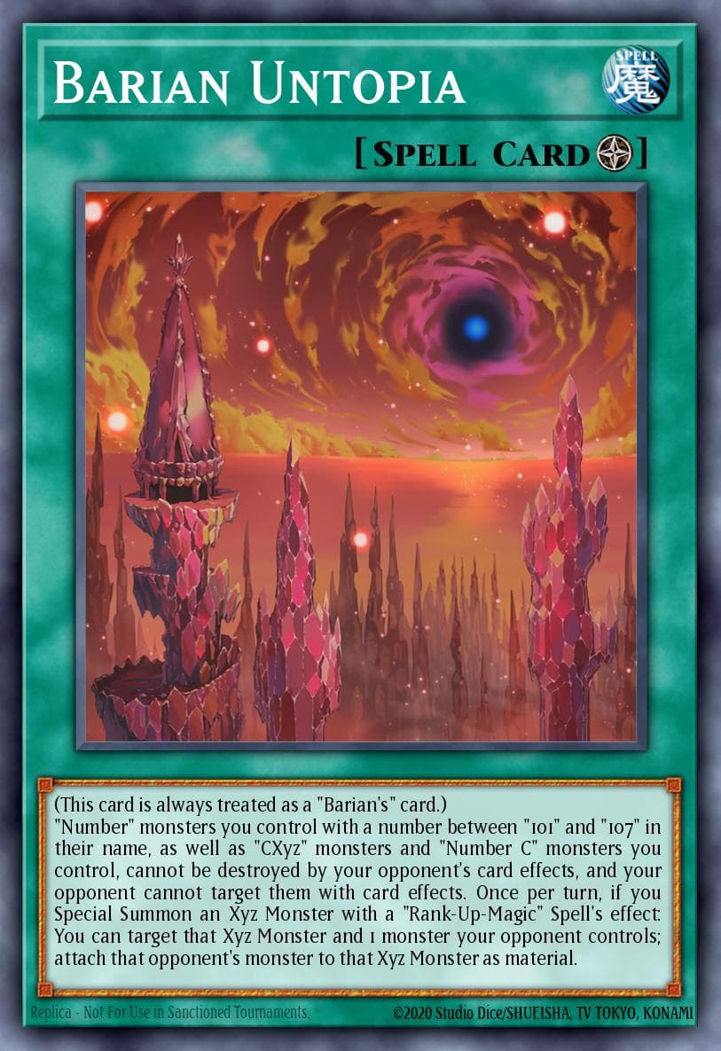 Barian Untopia — Maze of Memories Yu-Gi-Oh! card by Matt Speroni