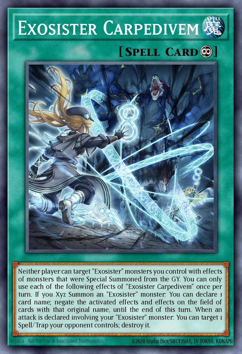 Exosister Carpedivem — The Grand Creators Yu-Gi-Oh! card by Konami