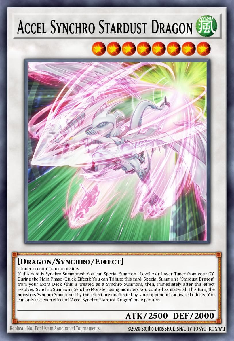 Accel Synchro Stardust Dragon — Maze of Memories