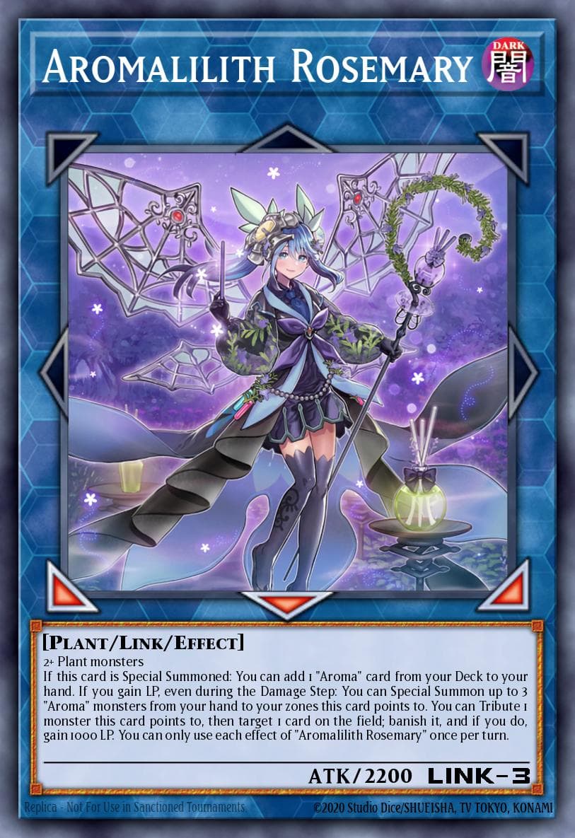 Aromalilith Rosemary — Phantom Nightmare Yu-Gi-Oh! card by TINTANDEM