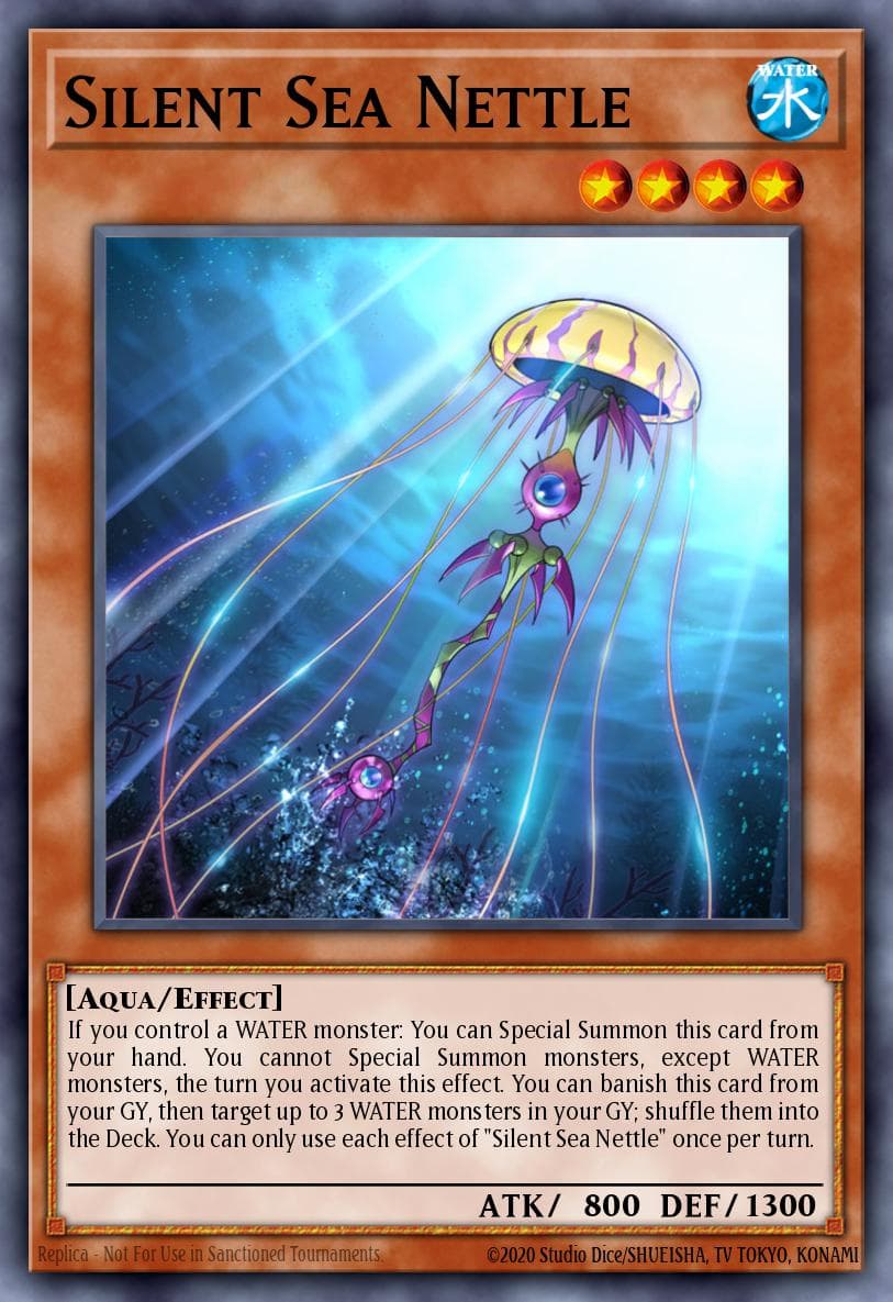 Silent Sea Nettle — Brothers of Legend Yu-Gi-Oh! card by Konami