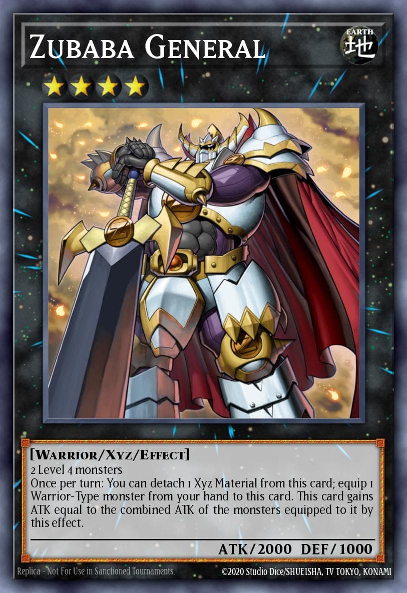 Zubaba General — Wing Raiders Yu-Gi-Oh! card by KAZUKI TAKAHASHI