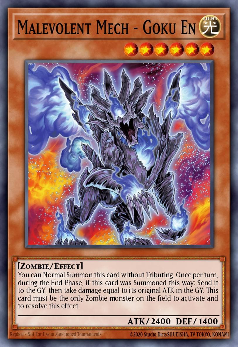 Malevolent Mech - Goku En — Structure Deck: Zombie Horde Yu-Gi-Oh! card by KAZUKI TAKAHASHI