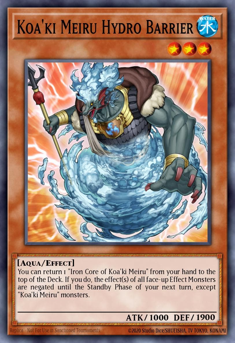 Koa'ki Meiru Hydro Barrier — Ancient Prophecy