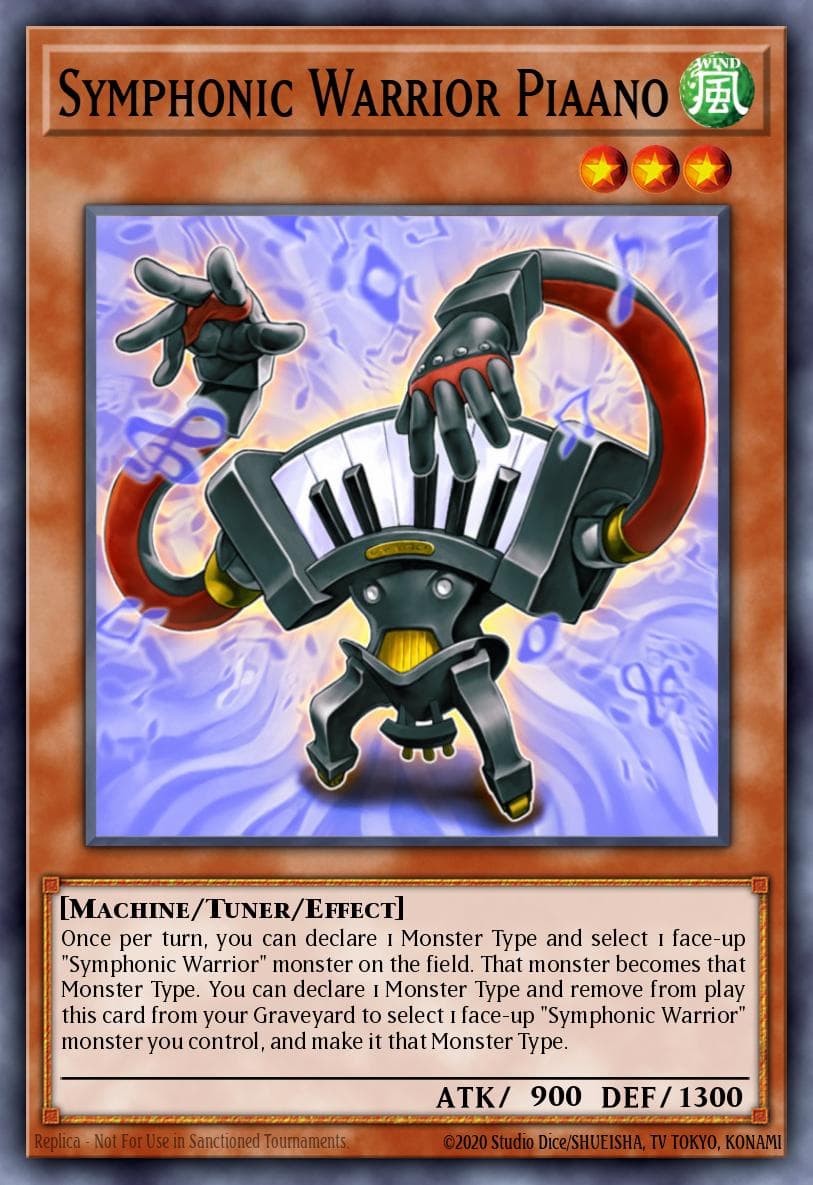 Symphonic Warrior Piaano — Storm of Ragnarok Yu-Gi-Oh! card by KAIJIKI TAKAHASHI