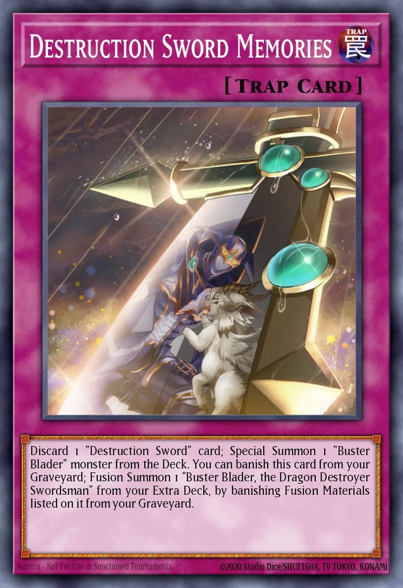 Destruction Sword Memories — 2017 Mega-Tins Mega Pack Yu-Gi-Oh! card by KAZUKI TAKAHASHI