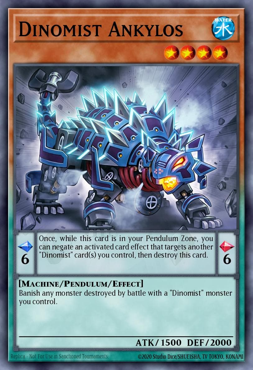 Dinomist Ankylos — 2017 Mega-Tins Mega Pack Yu-Gi-Oh! card by KAZUKI TAKAHASHI