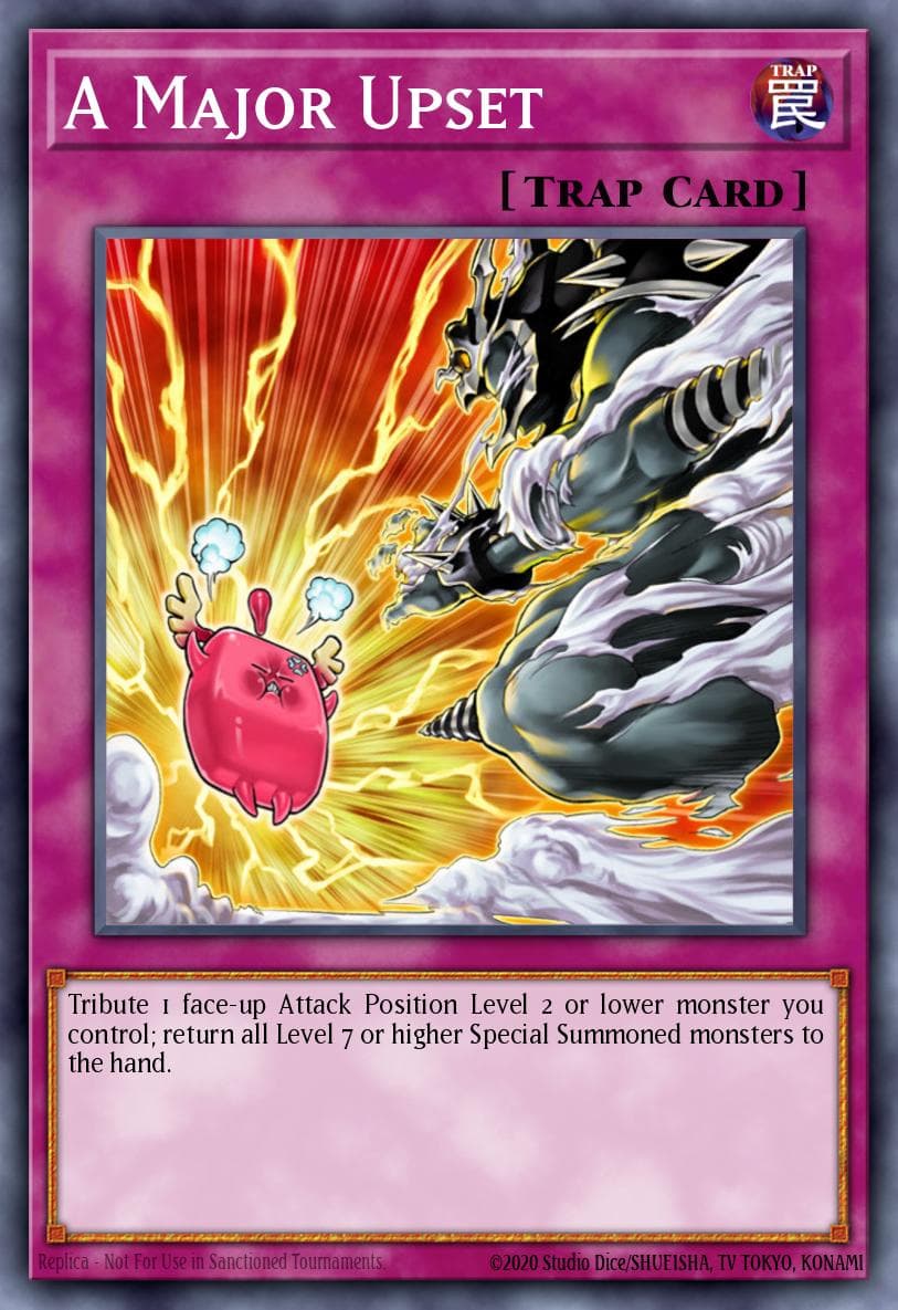 A Major Upset — Ancient Prophecy Yu-Gi-Oh! card by Katsuyuki Jibiki