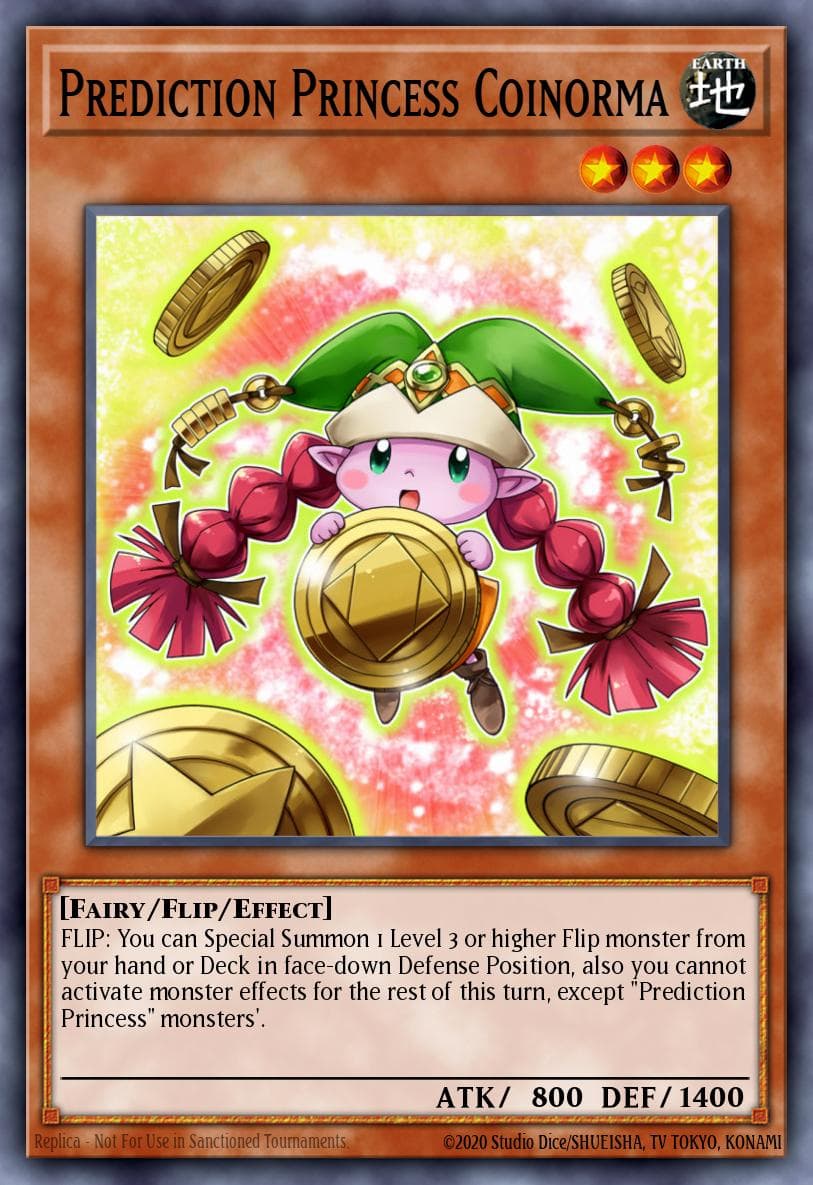 Prediction Princess Coinorma — OTS Tournament Pack 2 Yu-Gi-Oh! card by KAZUKI TAKAHASHI