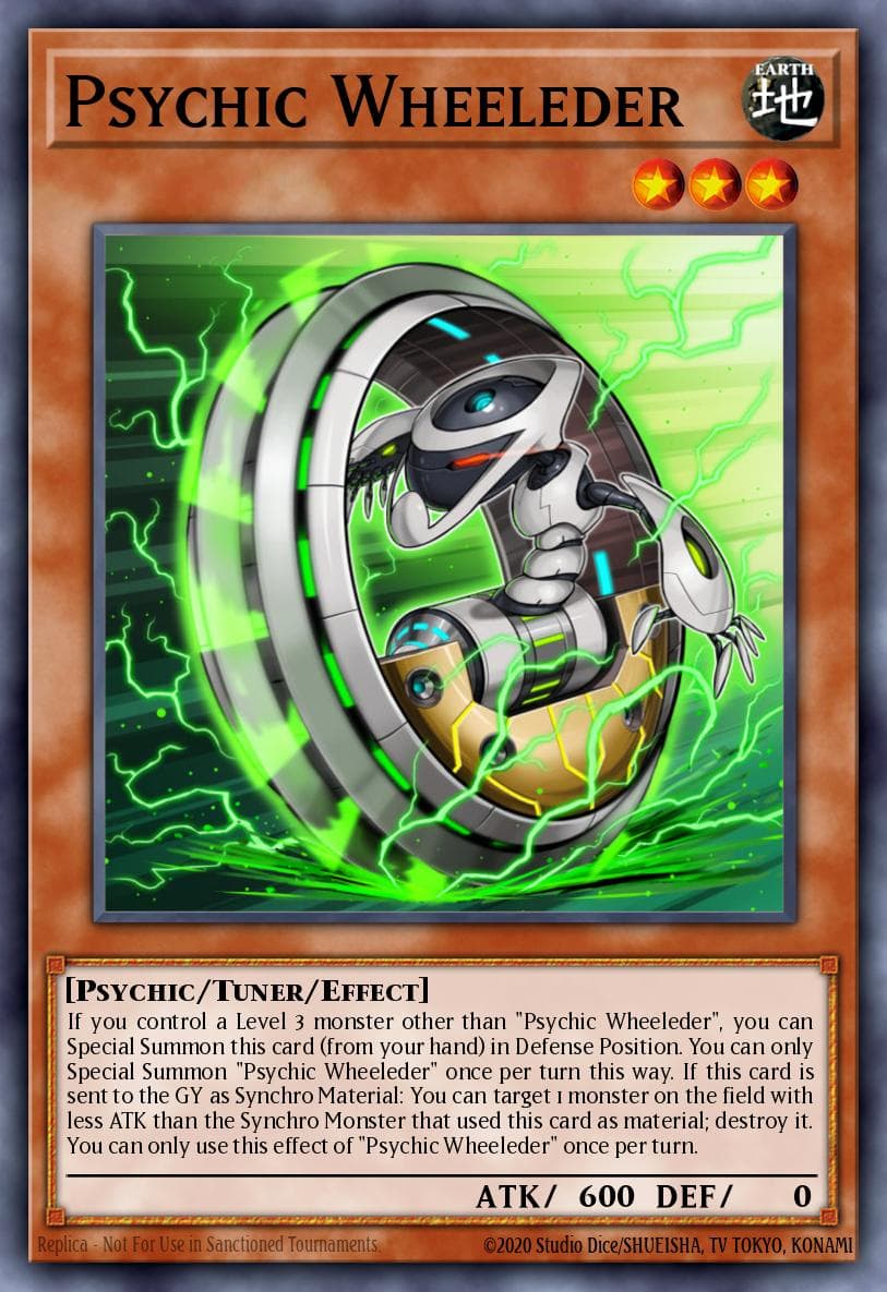 Psychic Wheeleder — Savage Strike Yu-Gi-Oh! card by KAZUKI TAKAHASHI