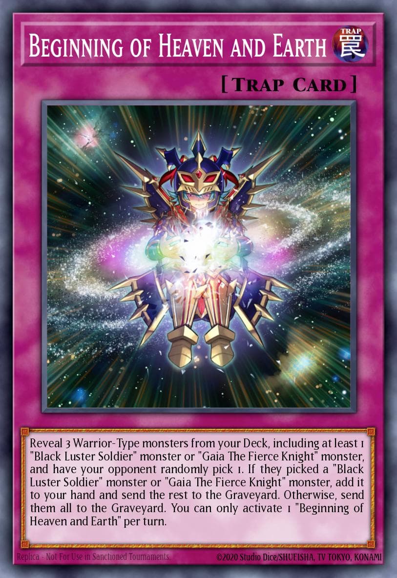 Beginning of Heaven and Earth — 2017 Mega-Tins Mega Pack Yu-Gi-Oh! card by KAZUKI TAKAHASHI