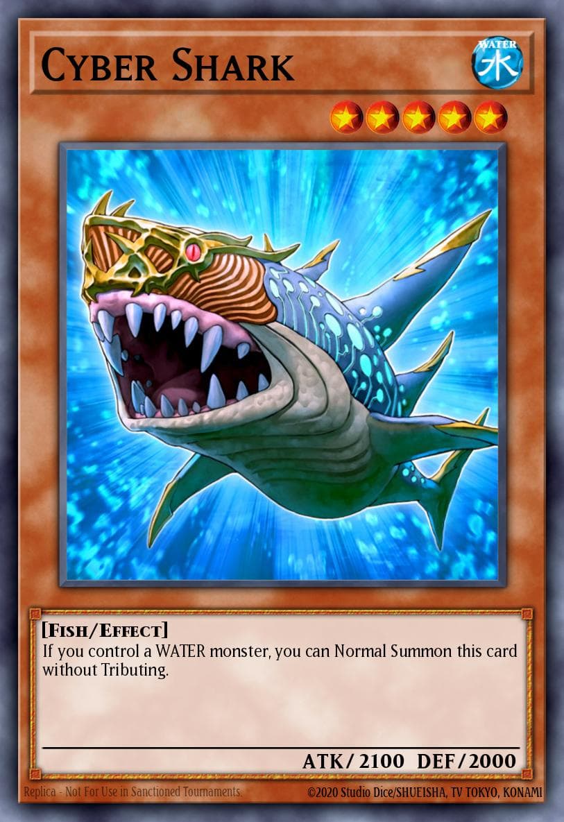 Cyber Shark — The Duelist Genesis Yu-Gi-Oh! card by KAZUKI TAKAHASHI
