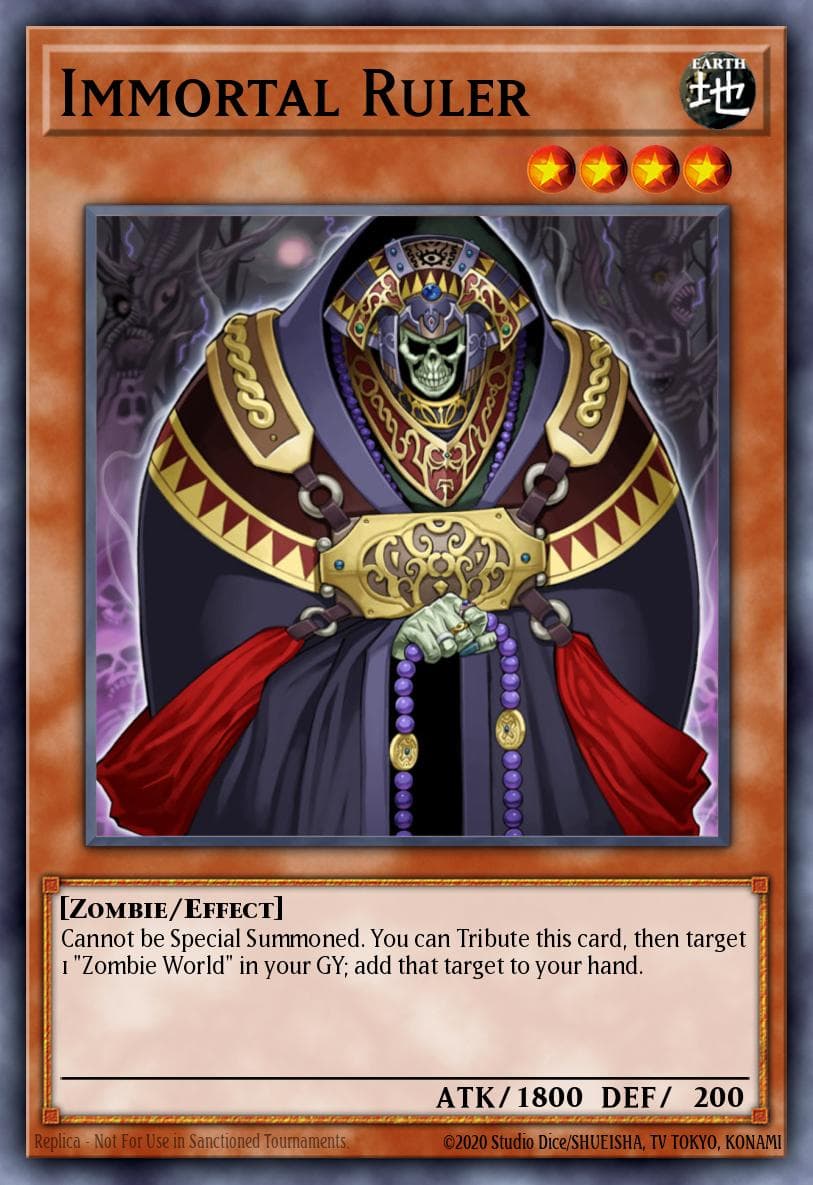 Immortal Ruler — Raging Battle Yu-Gi-Oh! card by KAIJIN