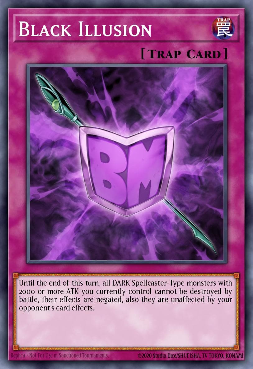 Black Illusion — King of Games: Yugi's Legendary Decks Yu-Gi-Oh! card by KAZUKI TAKAHASHI
