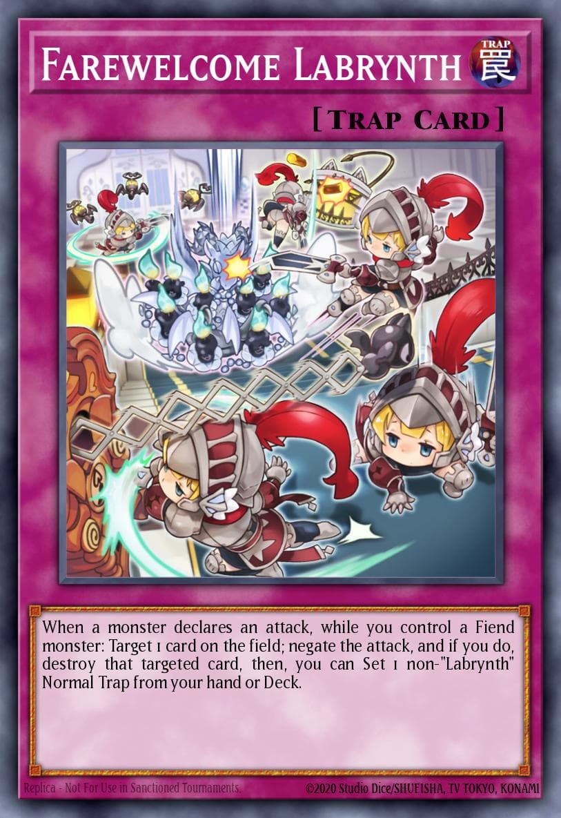 Farewelcome Labrynth — Tactical Masters Yu-Gi-Oh! card by TAMA