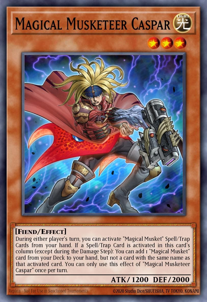 Magical Musketeer Caspar — Yu-Gi-Oh! card