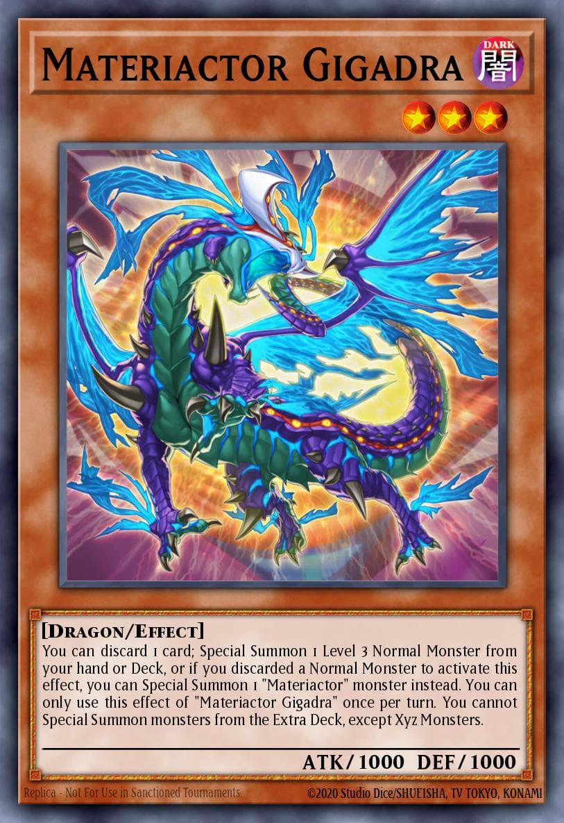 Materiactor Gigadra — Blazing Vortex