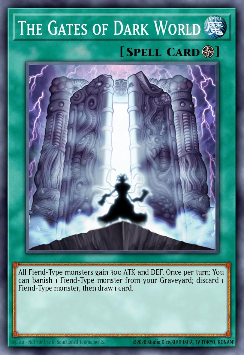 The Gates of Dark World — Structure Deck: Gates of the Underworld Yu-Gi-Oh! card by Katsuya