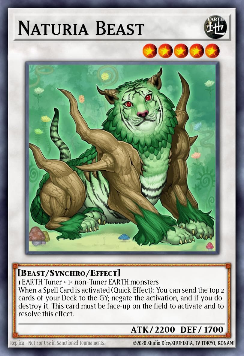 Naturia Beast — Yu-Gi-Oh! card