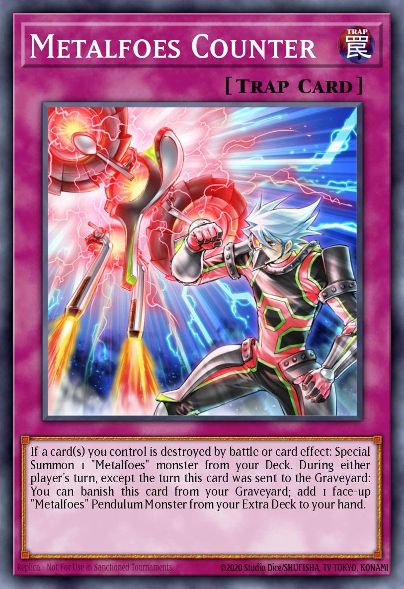 Metalfoes Counter — Pendulum Evolution Yu-Gi-Oh! card by KAZUKI TAKAHASHI