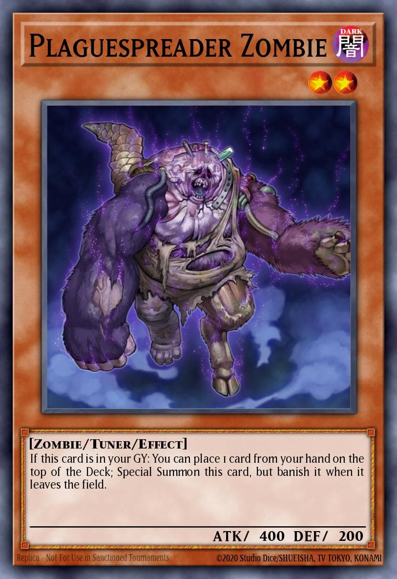 Plaguespreader Zombie — Yu-Gi-Oh! card
