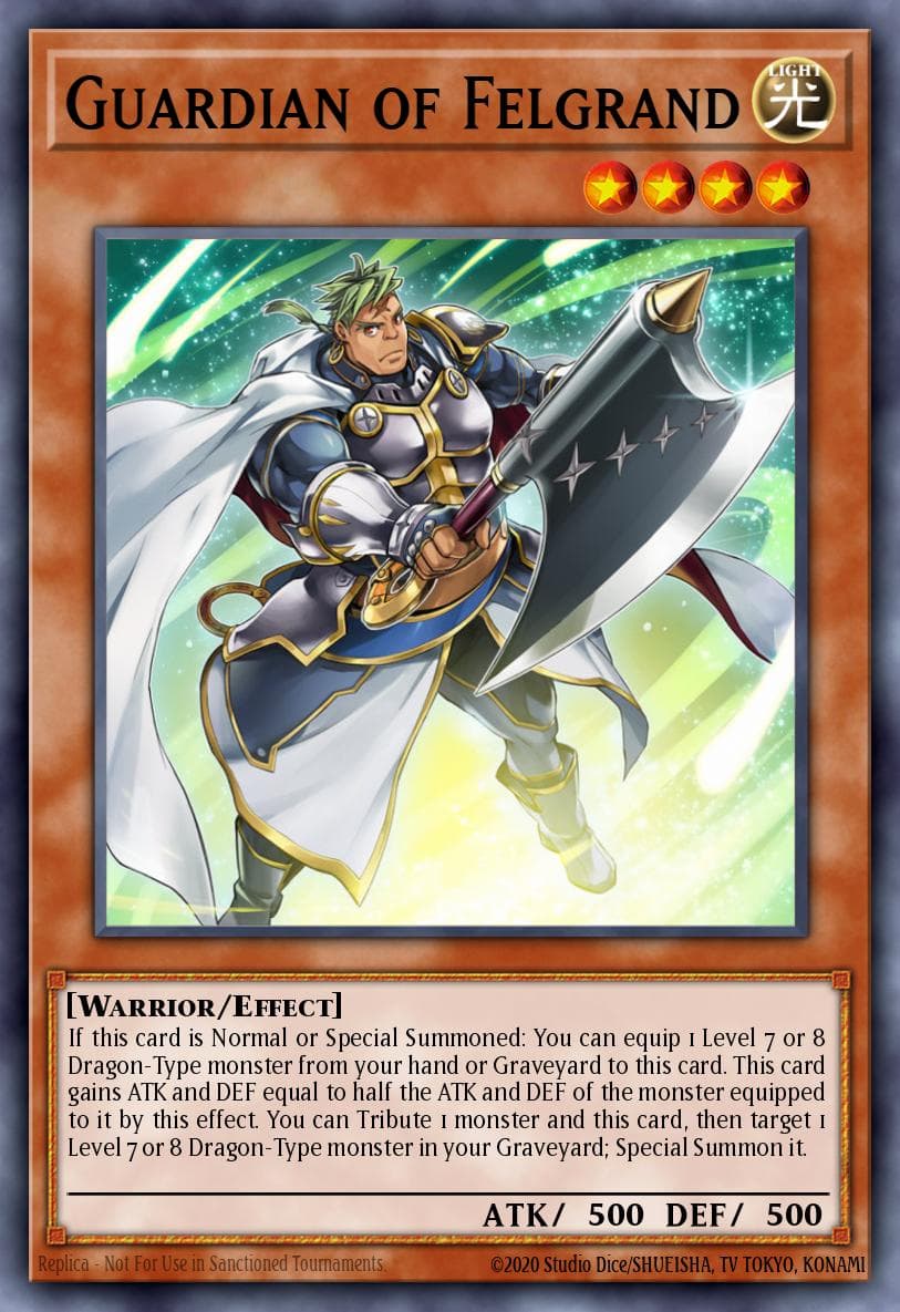 Guardian of Felgrand — Structure Deck: Rise of the True Dragons Yu-Gi-Oh! card by KAZUKI TAKAHASHI