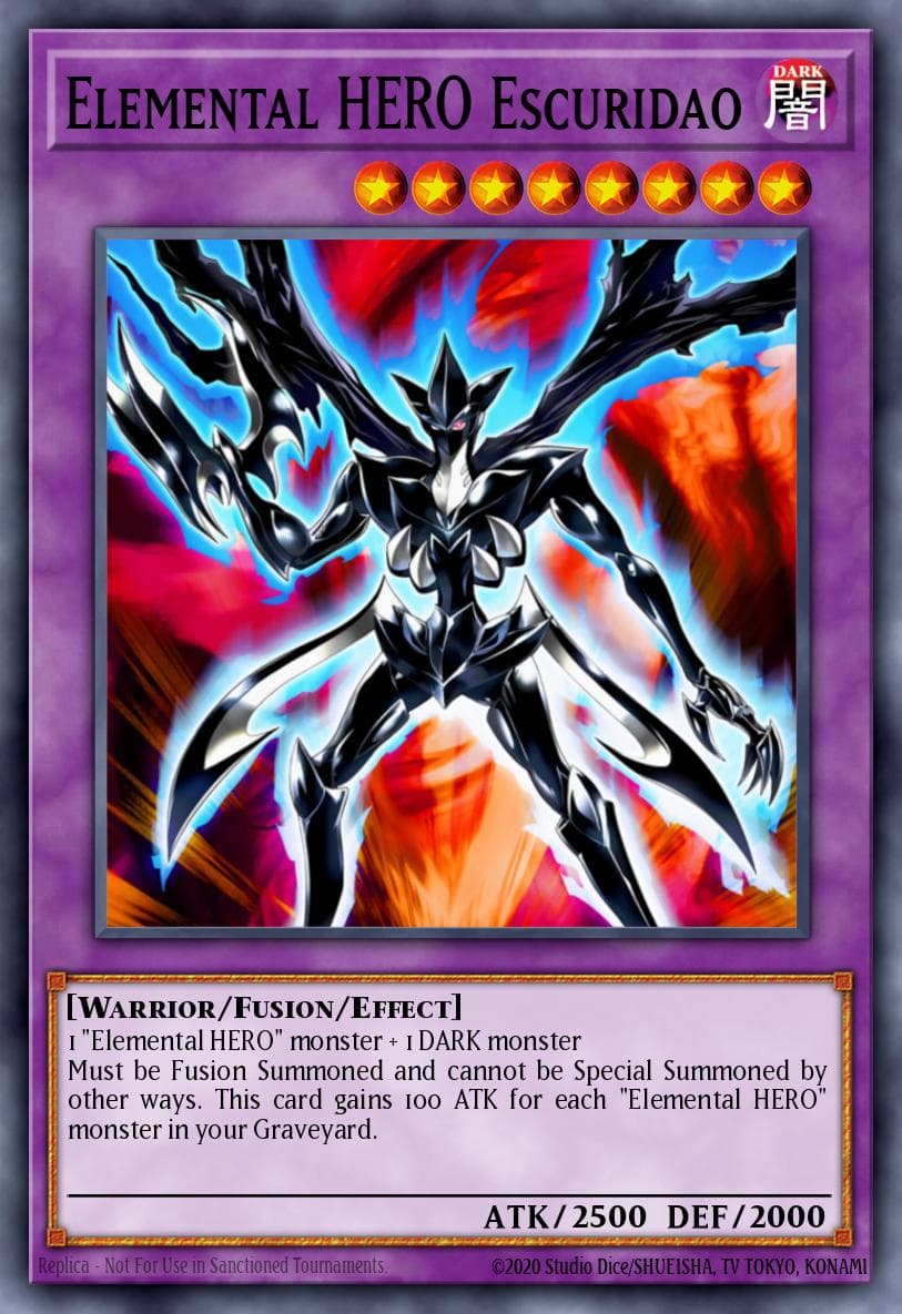 Elemental HERO Escuridao — Yu-Gi-Oh! card