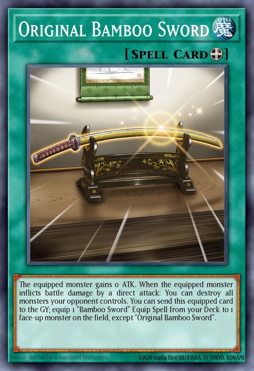 Original Bamboo Sword — Darkwing Blast