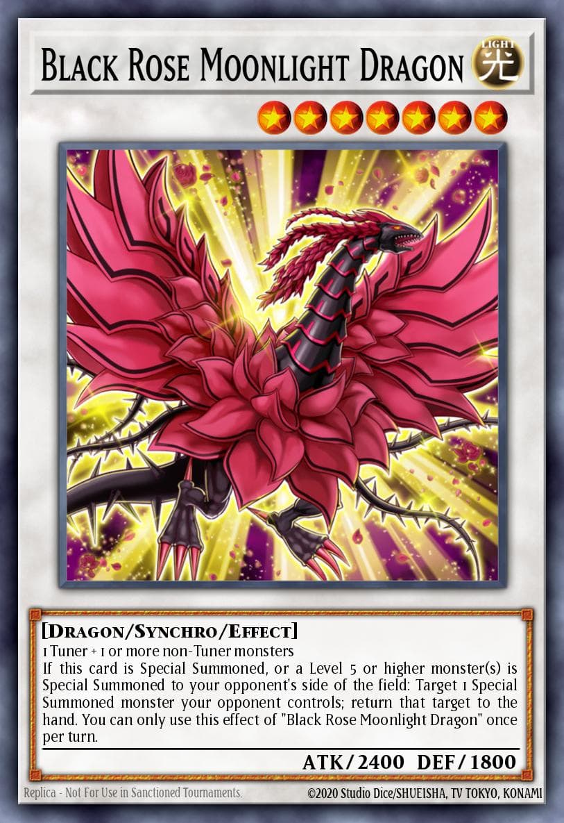 Black Rose Moonlight Dragon — Yu-Gi-Oh! card