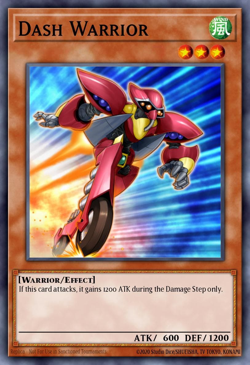 Dash Warrior — Duelist Pack 10: Yusei 3 Yu-Gi-Oh! card by KAZUKI TAKAHASHI