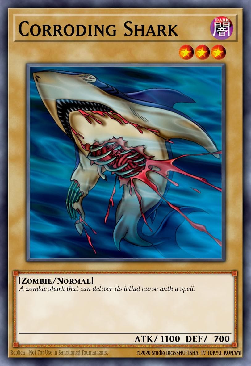 Corroding Shark — Tournament Pack 1 Yu-Gi-Oh! card by KAZUKI TAKAHASHI