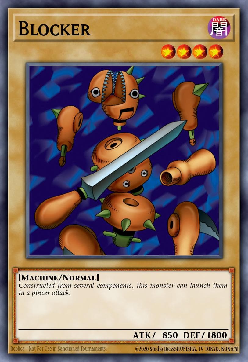 Blocker — Tournament Pack 8 Yu-Gi-Oh! card by KAZUKI TAKAHASHI