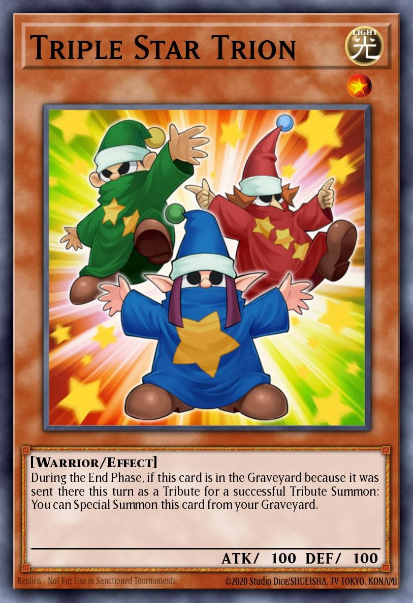 Triple Star Trion — 2013 Zexal Collection Tin Yu-Gi-Oh! card by KAZUKI TAKAHASHI