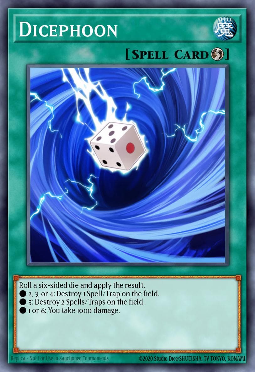 Dicephoon — Speed Duel Decks: Duelists of Tomorrow Yu-Gi-Oh! card by KAZUKI TAKAHASHI