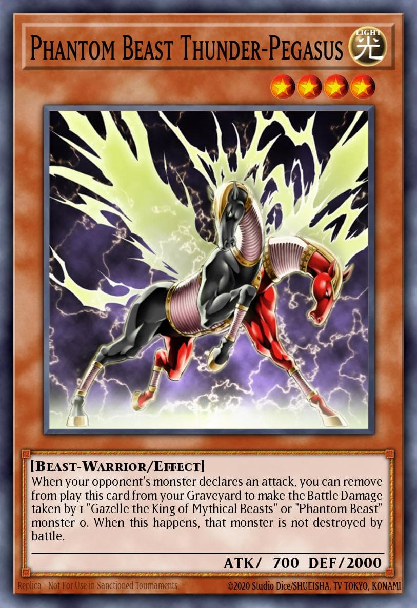 Phantom Beast Thunder-Pegasus — GX Tag Force Promo