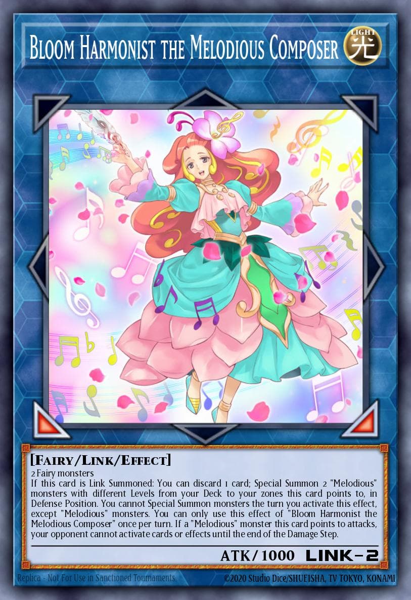 Bloom Harmonist the Melodious Composer — Duel Overload Yu-Gi-Oh! card by KAZUKI TAKAHASHI