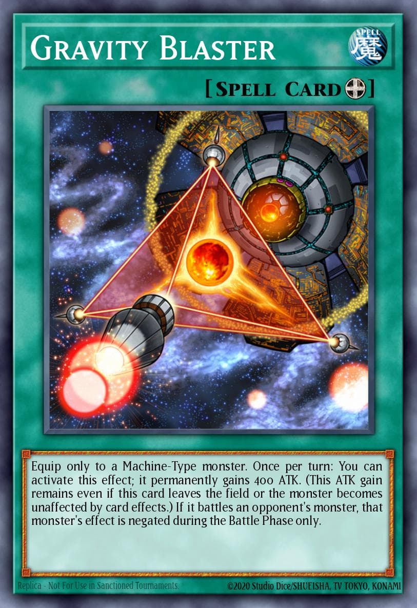 Gravity Blaster — Abyss Rising Yu-Gi-Oh! card by KAZUKI TAKAHASHI