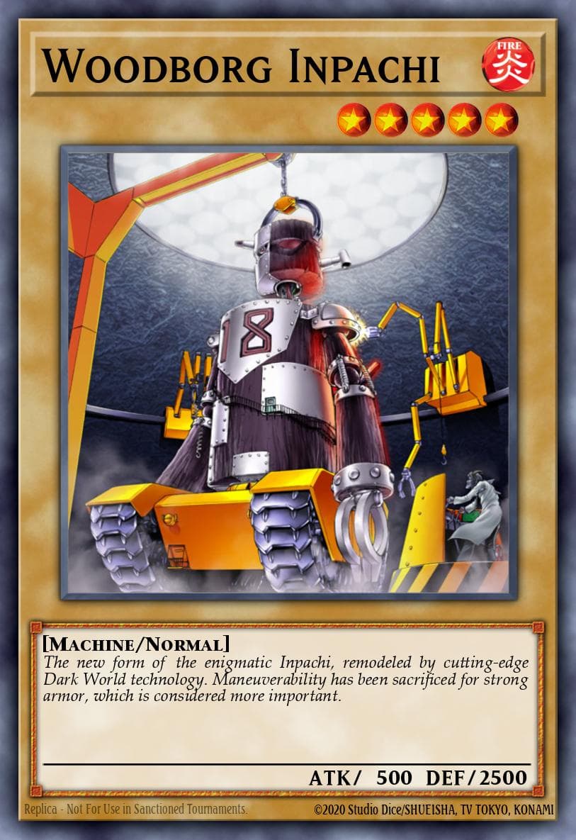 Woodborg Inpachi — 5D's 2008 Starter Deck Yu-Gi-Oh! card by KAZUKI TAKAHASHI