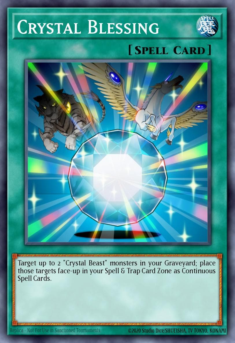 Crystal Blessing — Yu-Gi-Oh! card