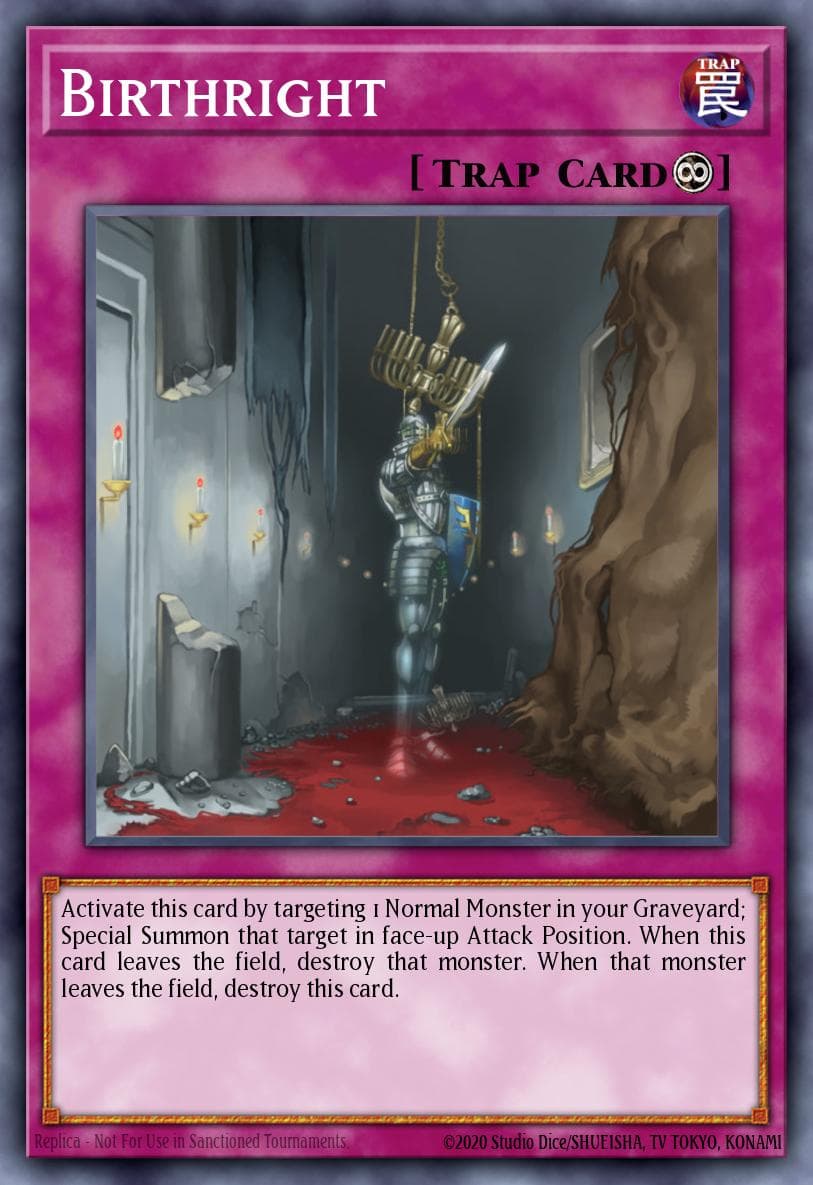 Birthright — Yu-Gi-Oh! card