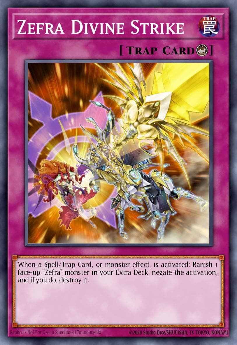 Zefra Divine Strike — Pendulum Evolution Yu-Gi-Oh! card by KAZUKI TAKAHASHI