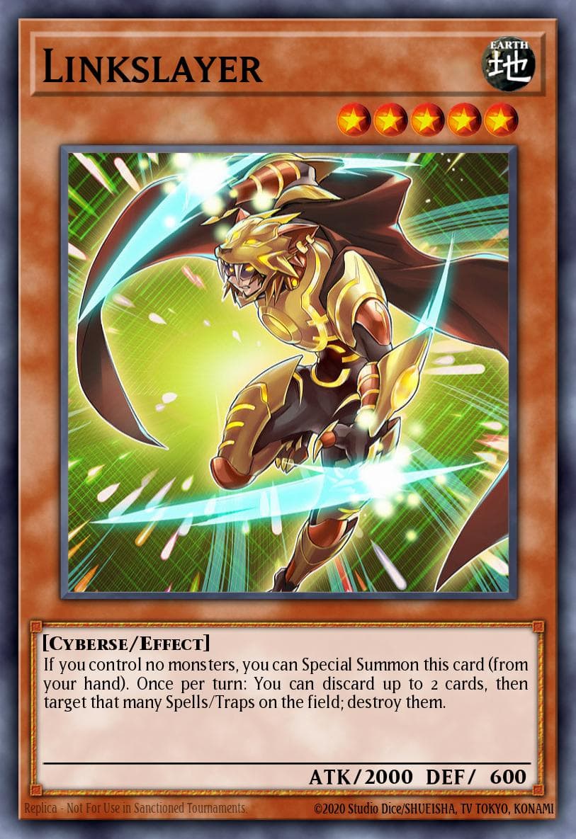 Linkslayer — Starter Deck: Link Strike Yu-Gi-Oh! card by KAZUKI TAKAHASHI