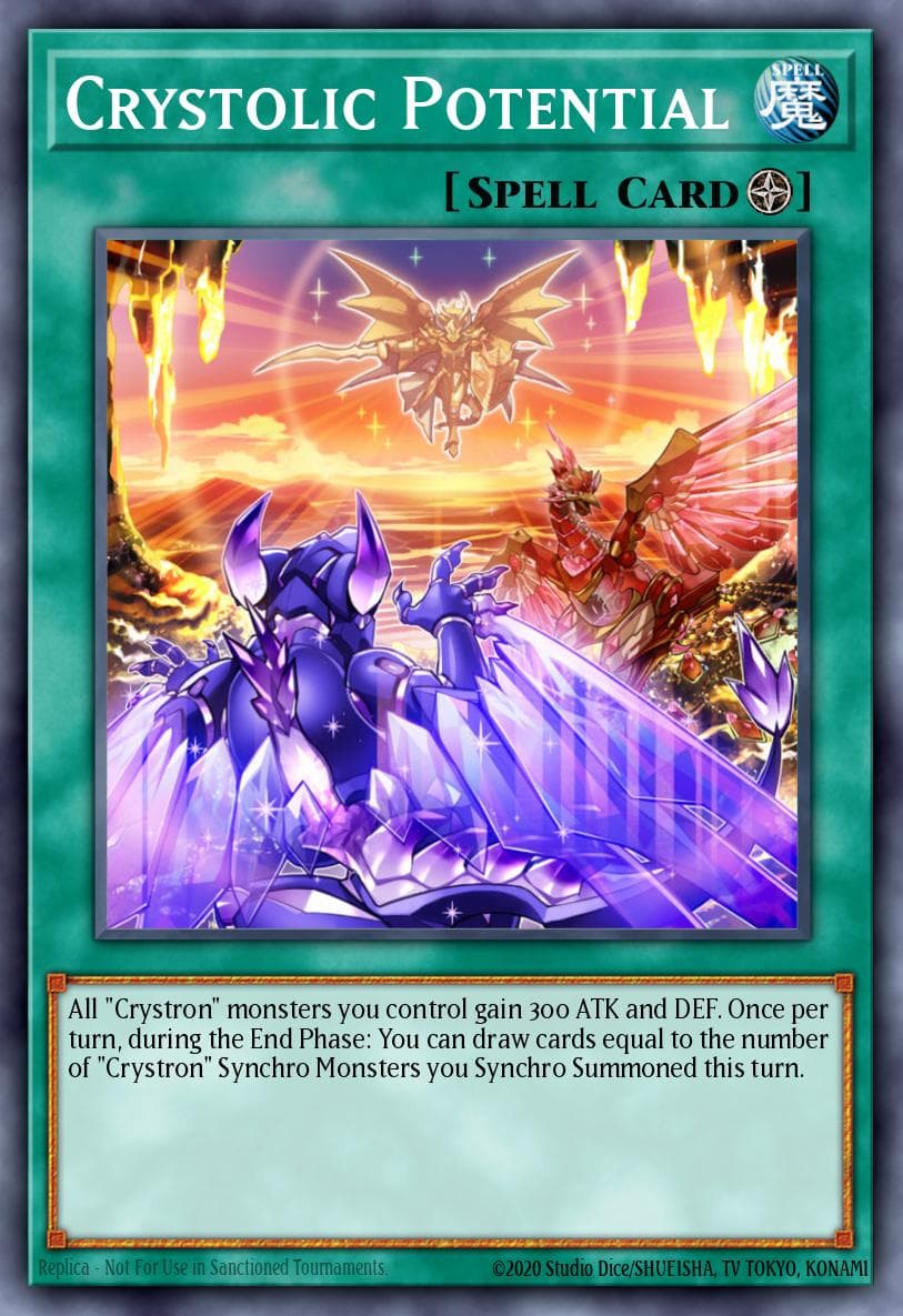 Crystolic Potential — 2017 Mega-Tins Mega Pack Yu-Gi-Oh! card by KAZUKI TAKAHASHI