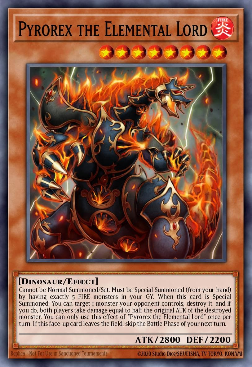 Pyrorex the Elemental Lord — Cosmo Blazer