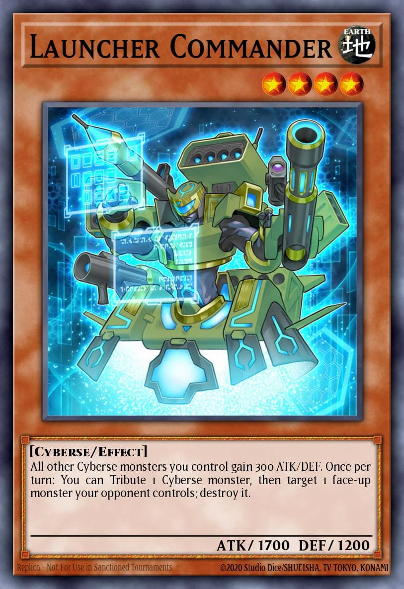 Launcher Commander — Starter Deck: Codebreaker Yu-Gi-Oh! card by KAZUKI TAKAHASHI