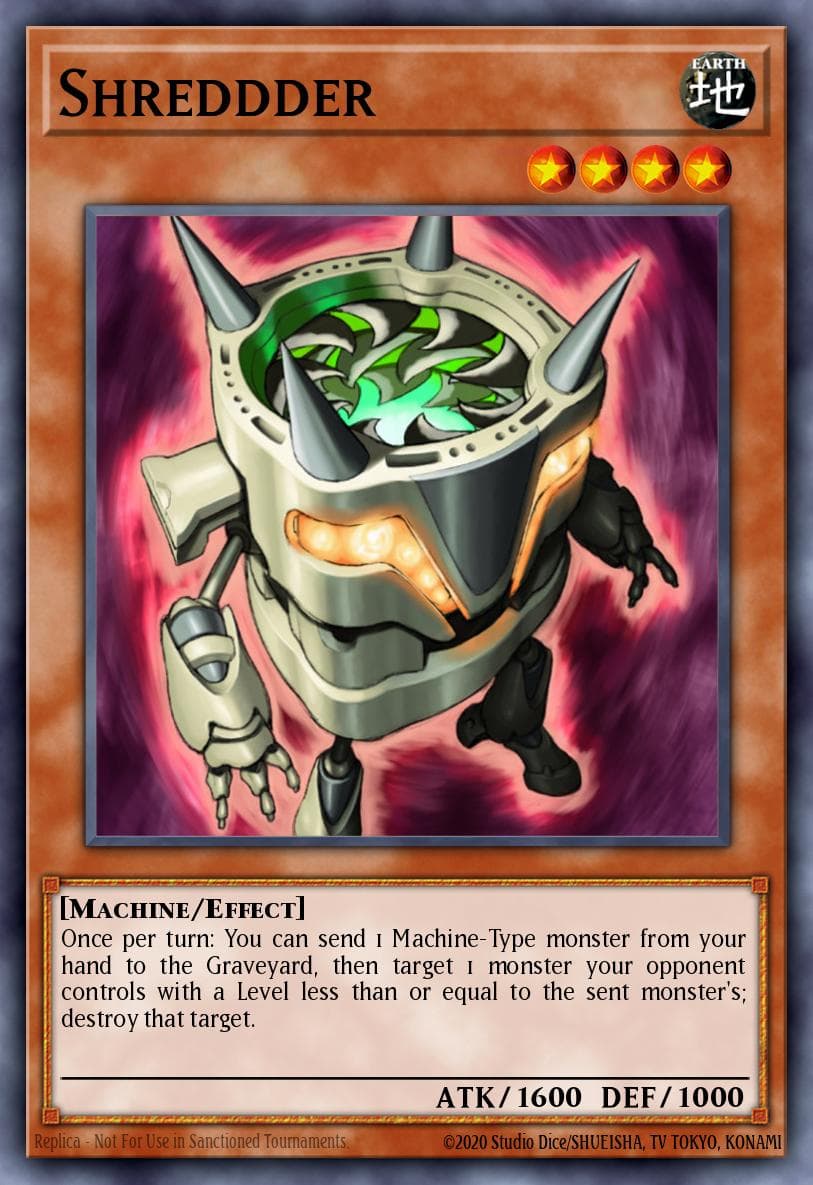 Shreddder — Absolute Powerforce Yu-Gi-Oh! card by KAZUKI TAKAHASHI