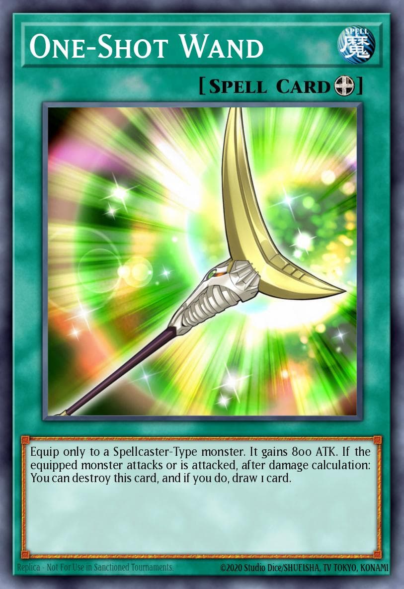 One-Shot Wand — Abyss Rising Yu-Gi-Oh! card by KAZUKI TAKAHASHI