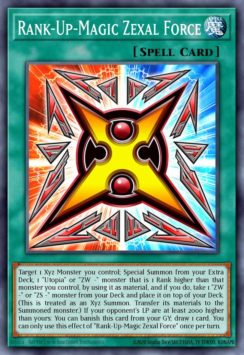 Rank-Up-Magic Zexal Force — 2022 Tin of the Pharaoh's Gods