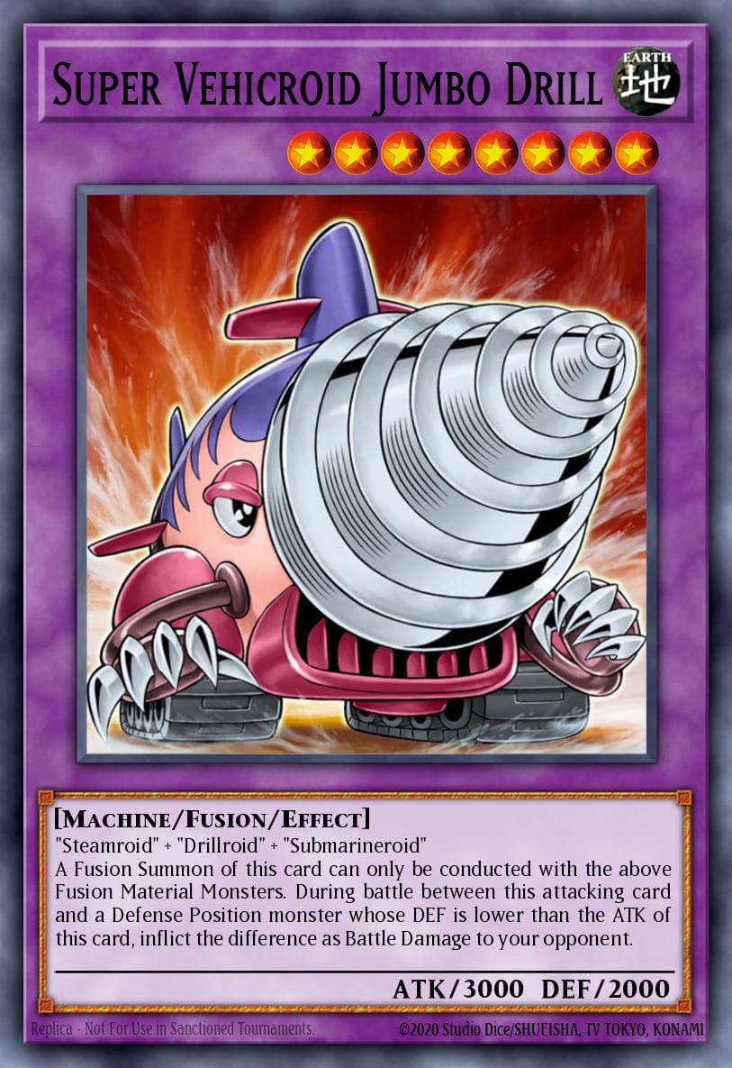 Super Vehicroid Jumbo Drill — Yu-Gi-Oh! card