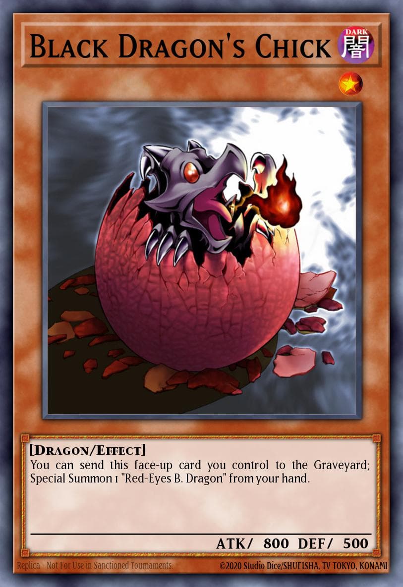 Black Dragon's Chick — OTS Tournament Pack 3 Yu-Gi-Oh! card by KAZUKI TAKAHASHI